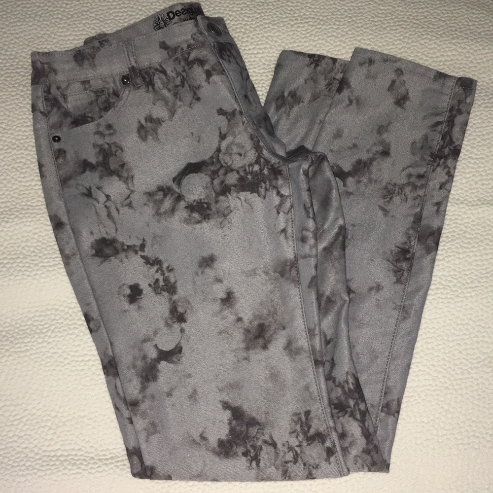 DESIGUAL | ACID WASH EFFECT JEANS